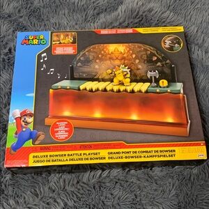 Super Mario Deluxe Bowser Battle Playset